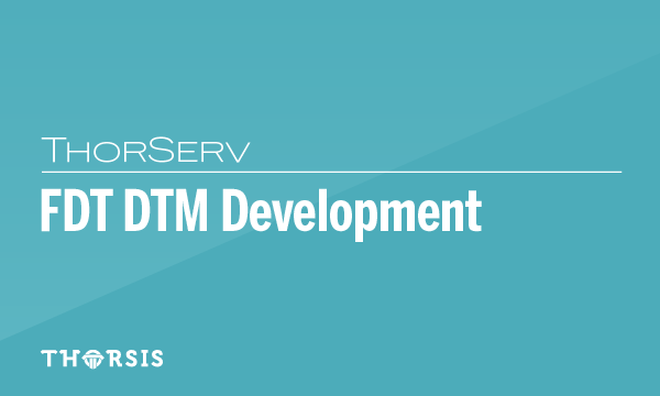 Thorserv_FDT DTM Development